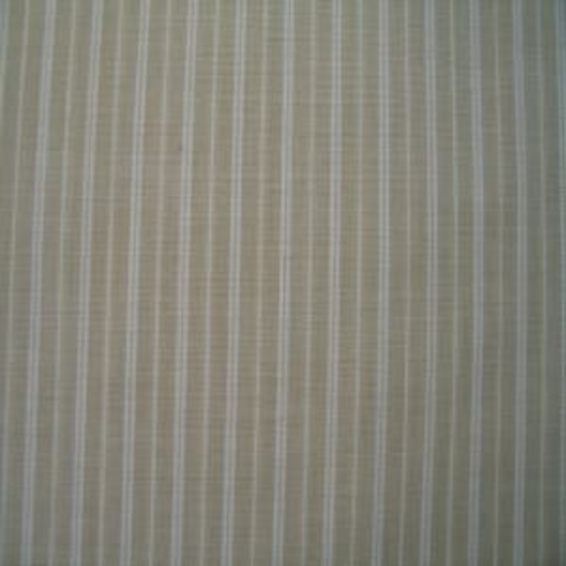 45" Stripe Tan and Ivory 100% Cotton