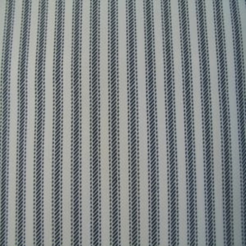 45" Stripe Ticking Black and Off White (Light Weight)
