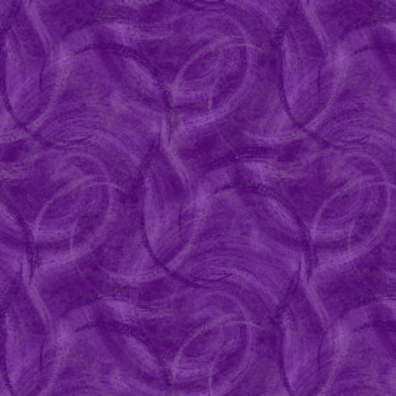 Blank Quilting Spin Flannel 3995F-55 Purple - Quasi Circle Texture Sold by The Yard 100% Cotton