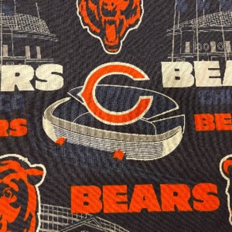 45" Fabric Traditions Chicago Football Team Stadium (70339D)