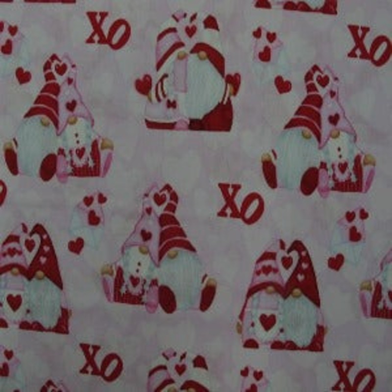 45" Gnomie Love Pink 9787