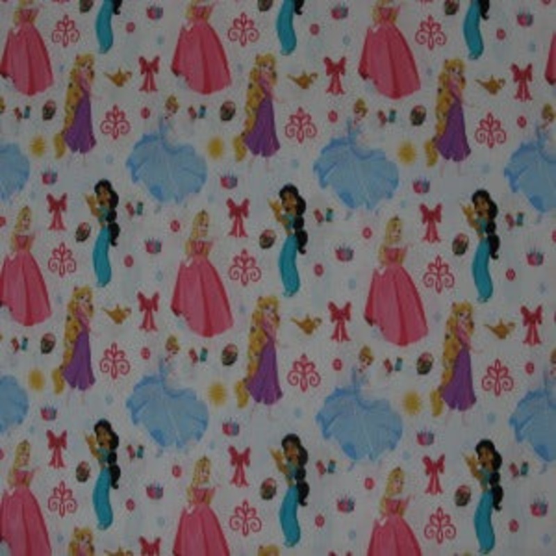 45" Wide 100% Cotton Princess Icon