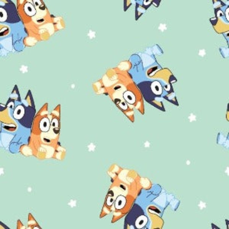 45" Wide Bluey and Bingo Best Friends 100% Cotton