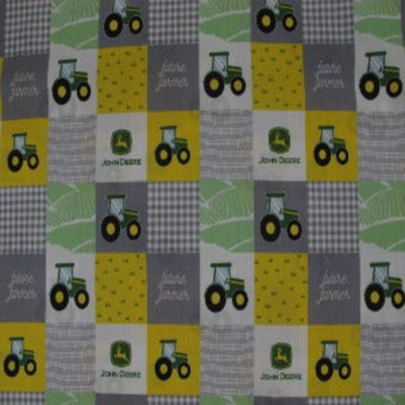 45" Wide John Deere Patchwork