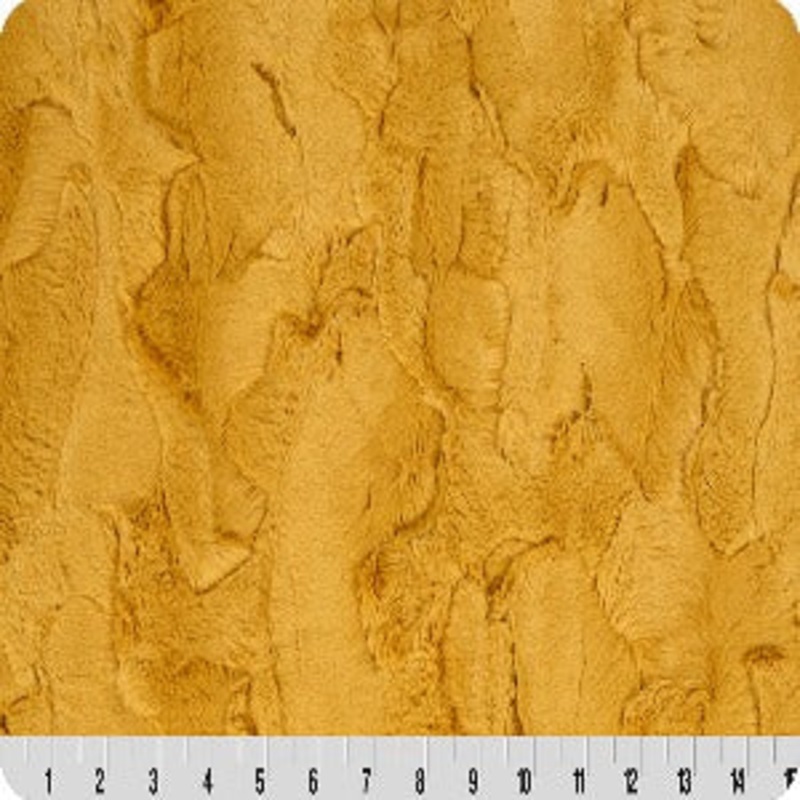 60" Wide Shannon Minky Luxe Cuddle Hide Golden