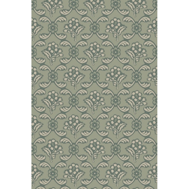 Barace Wallpaper - Green Smoke - 6603 - Farrow & Ball