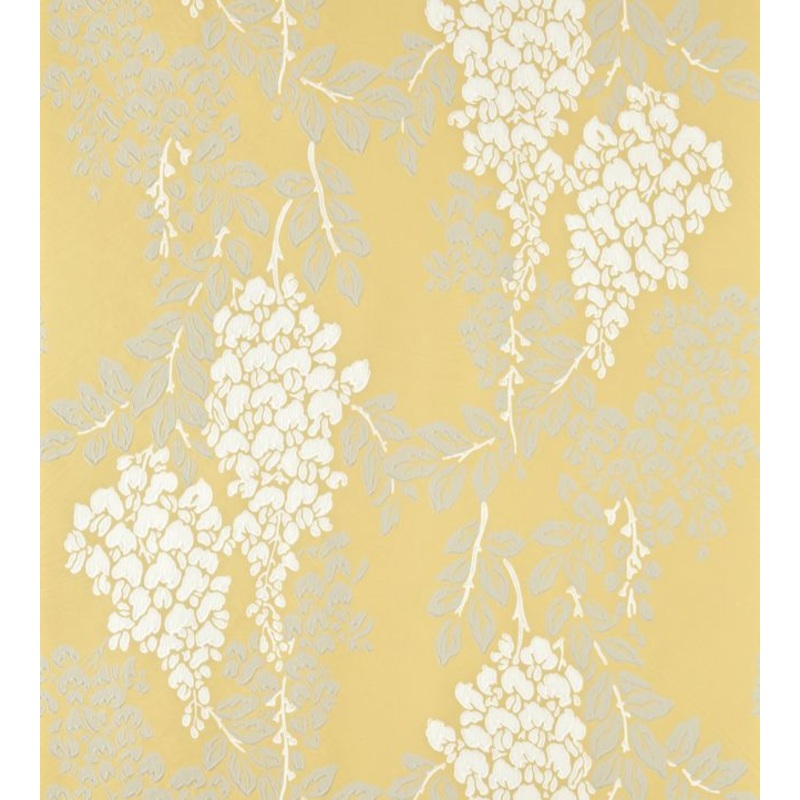 Wisteria Wallpaper - Yellow - 2212 - Farrow & Ball