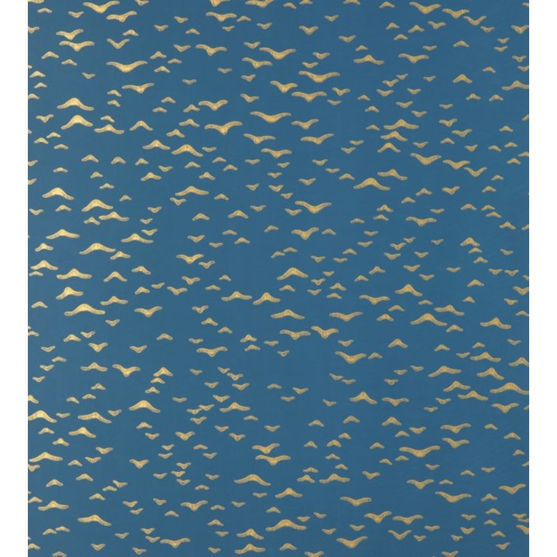Yukutori Wallpaper - Stiffkey Blue - 4307 - Farrow & Ball