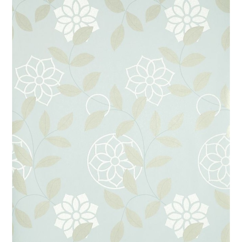 Barafundle Wallpaper - Aqua - AT1406 - Anna French
