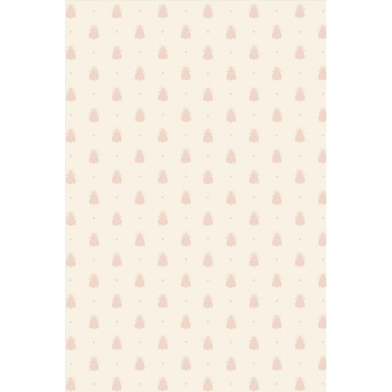 Bumble Bee Wallpaper - Pink - 594 - Farrow & Ball