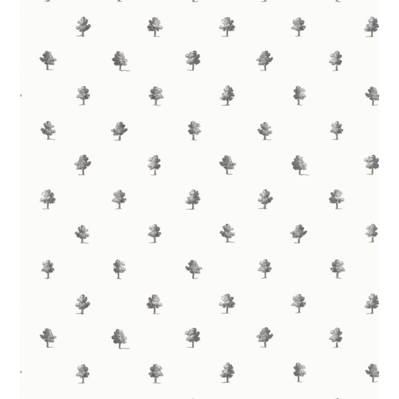 Ashton Wallpaper - Black and White - AT57876 - Anna French