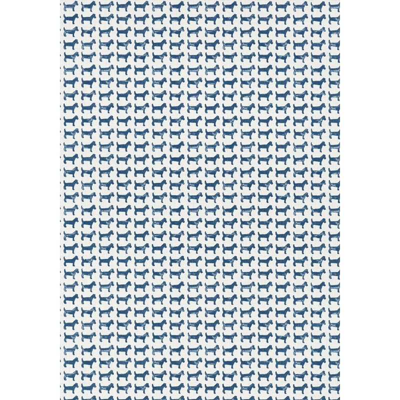 Baxter Wallpaper - Navy - AT79124 - Anna French