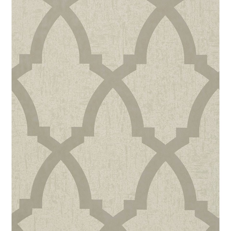 Brock Trellis Wallpaper - Neutral - AT6018 - Anna French