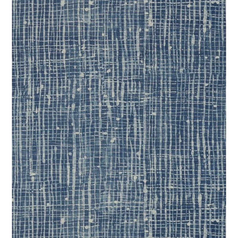 Violage Wallpaper - Navy - AT7934 - Anna French