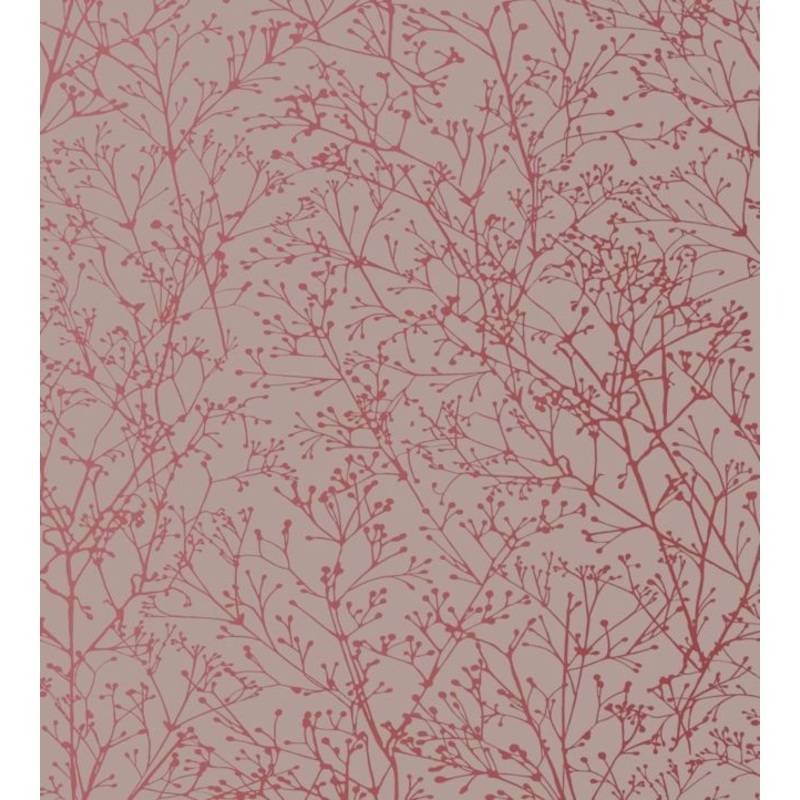 Zola Wallpaper - Pink on Grey - AT34123 - Anna French