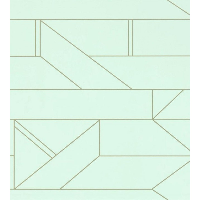 Barbican Wallpaper - Mint - NZAW112013 - Scion
