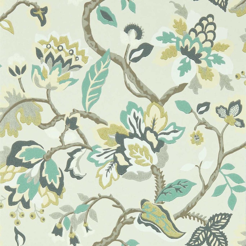 Amanpuri Wallpaper - Grey Mist - DOSW217045 - Sanderson