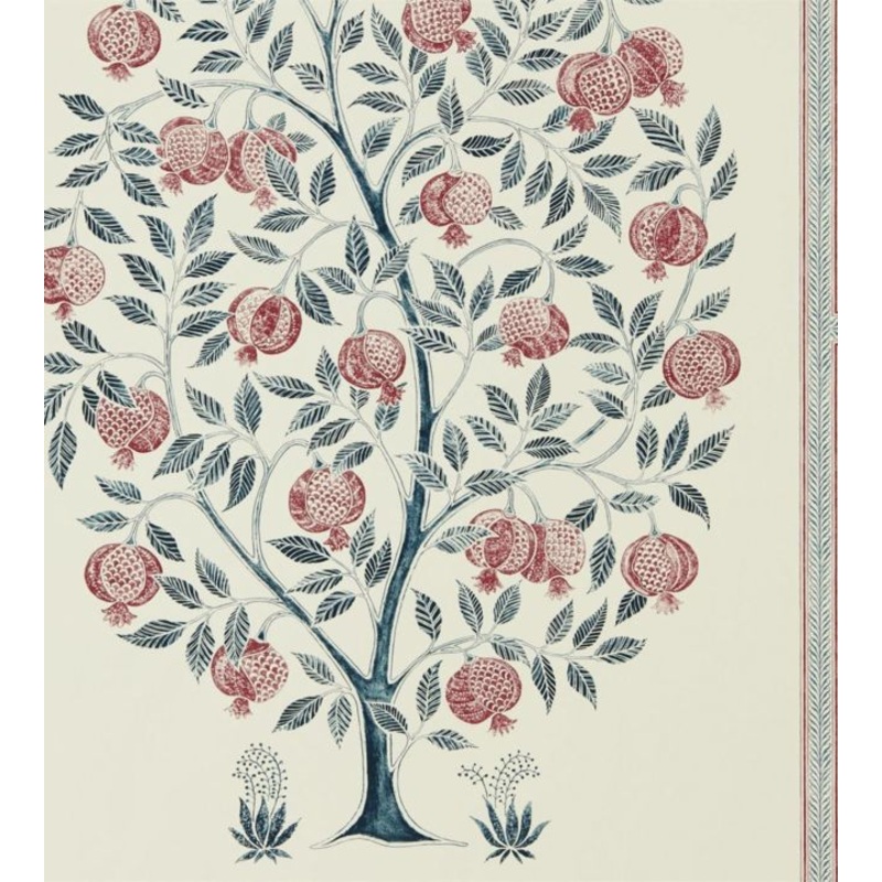 Anaar Tree Wallpaper - Annato/Blueberry - DCPW216790 - Sanderson