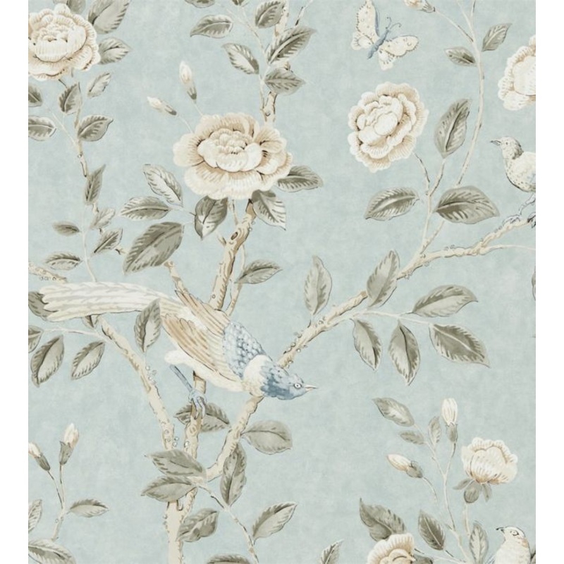 Andhara Wallpaper - Dove/Cream - DCPW216797 - Sanderson
