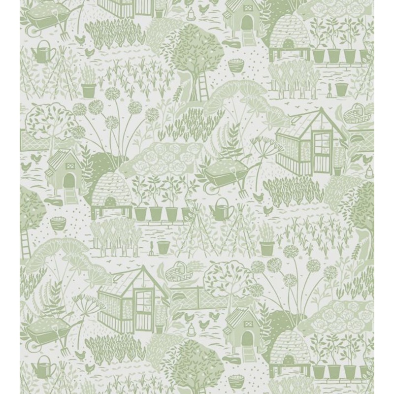 The Allotment Wallpaper - Fennel - DHPO216351 - Sanderson