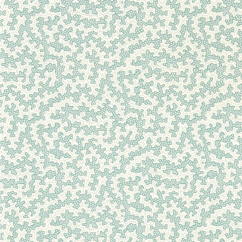 Truffle Wallpaper - Blue Clay - DABW217241 - Sanderson
