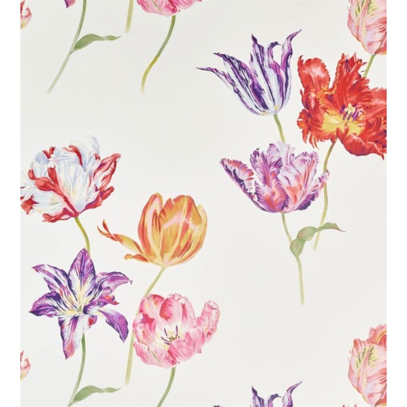 Tulipomania Wallpaper - Botanical - DGLW216666 - Sanderson