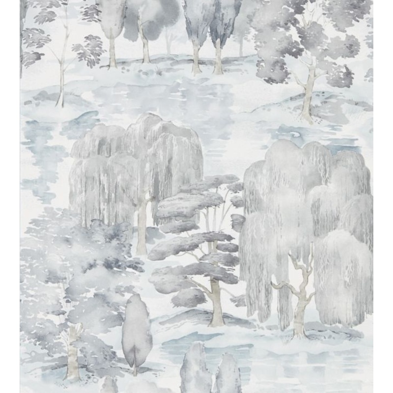 Waterperry Wallpaper - Ink/Grey - DWAP216282 - Sanderson