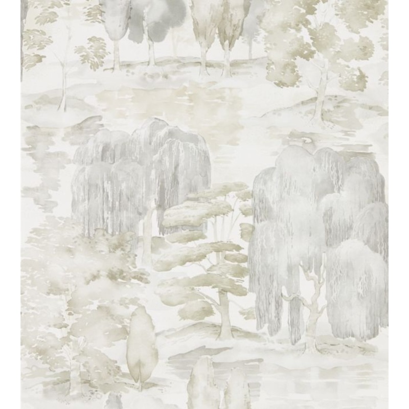 Waterperry Wallpaper - Ivory/Stone - DWAP216280 - Sanderson