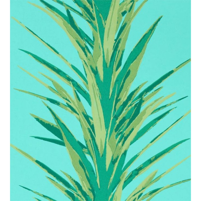 Yucca Wallpaper - Sky/Green - DGLW216648 - Sanderson