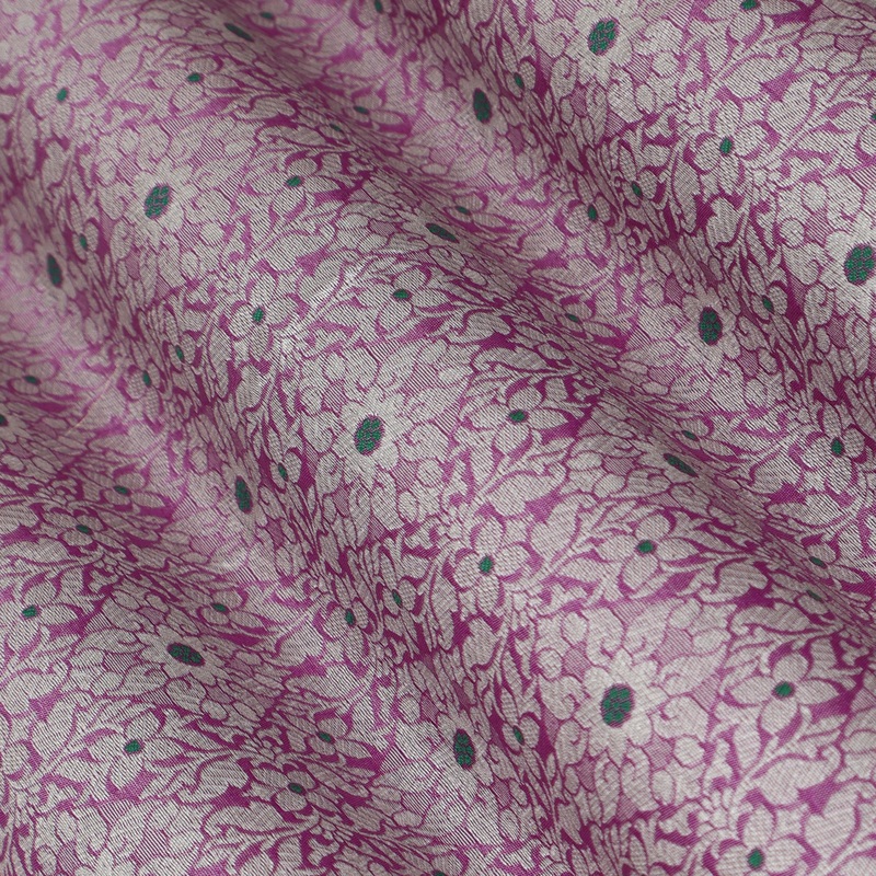 Purple Color Brocade Fabric