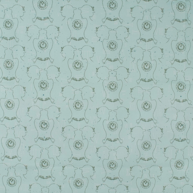 WINDHAM TREASURES - Printed Cotton - 036 - Aqua