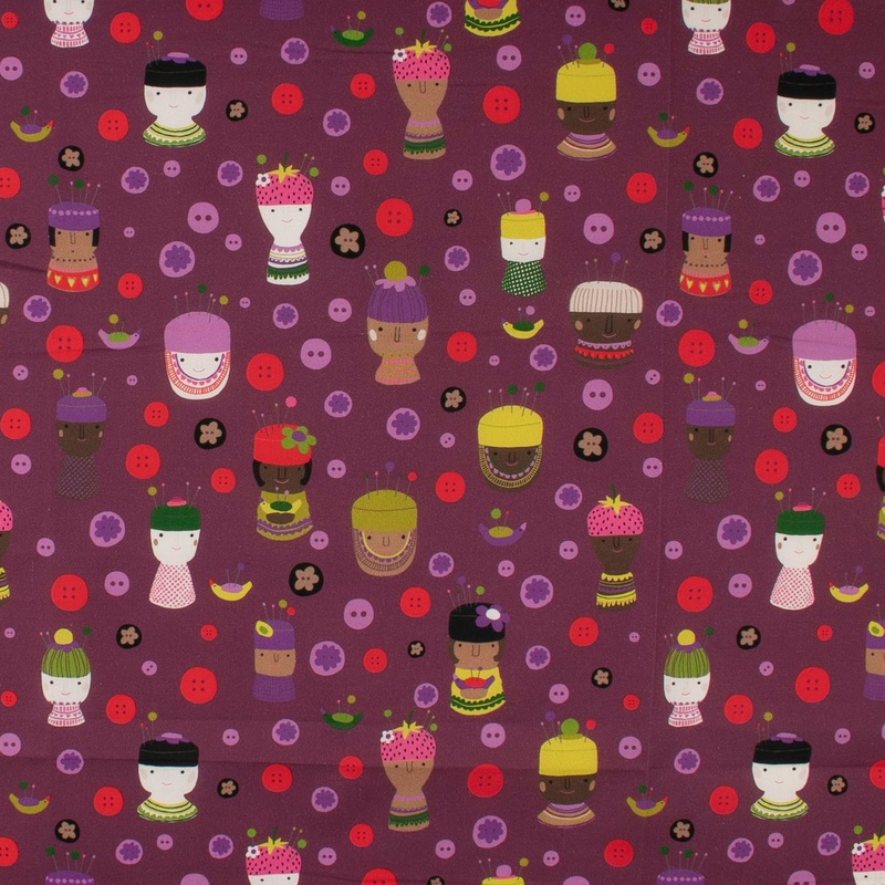 WINDHAM TREASURES - Printed Cotton - 054 - Grape