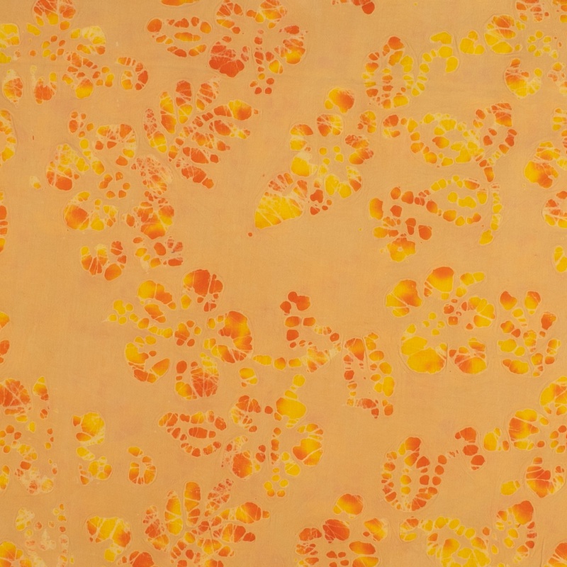 Cotton Batik - MAGNOLIA - 013 - Marigold & Orange