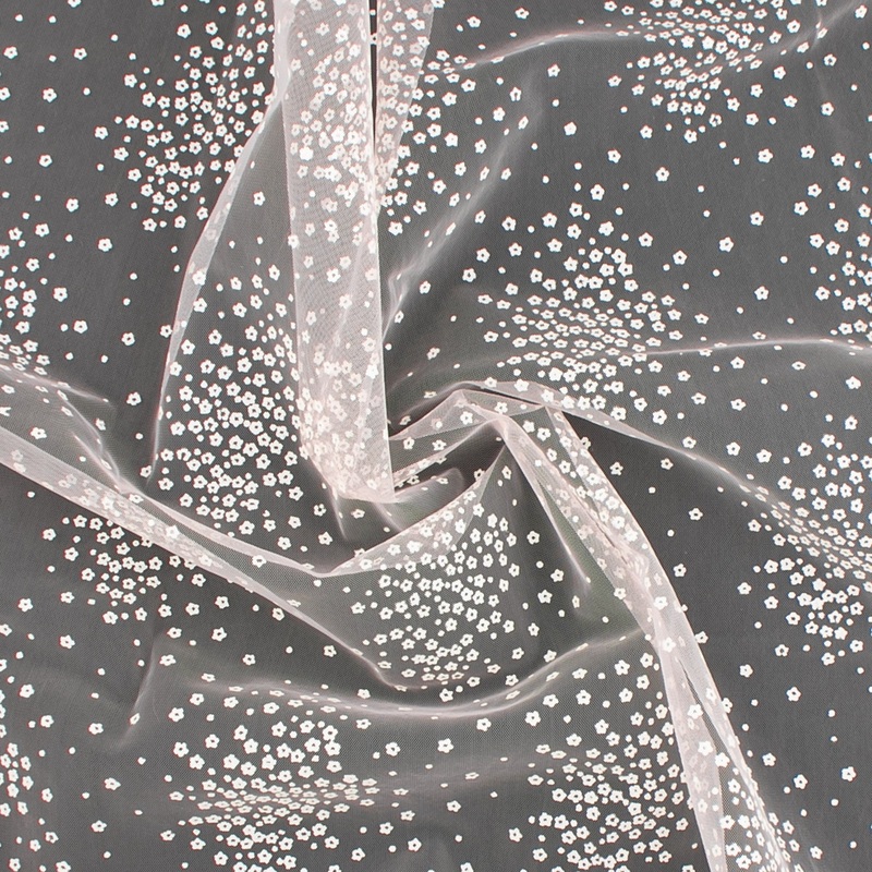 TWINKLE Printed Mesh - Light Pink