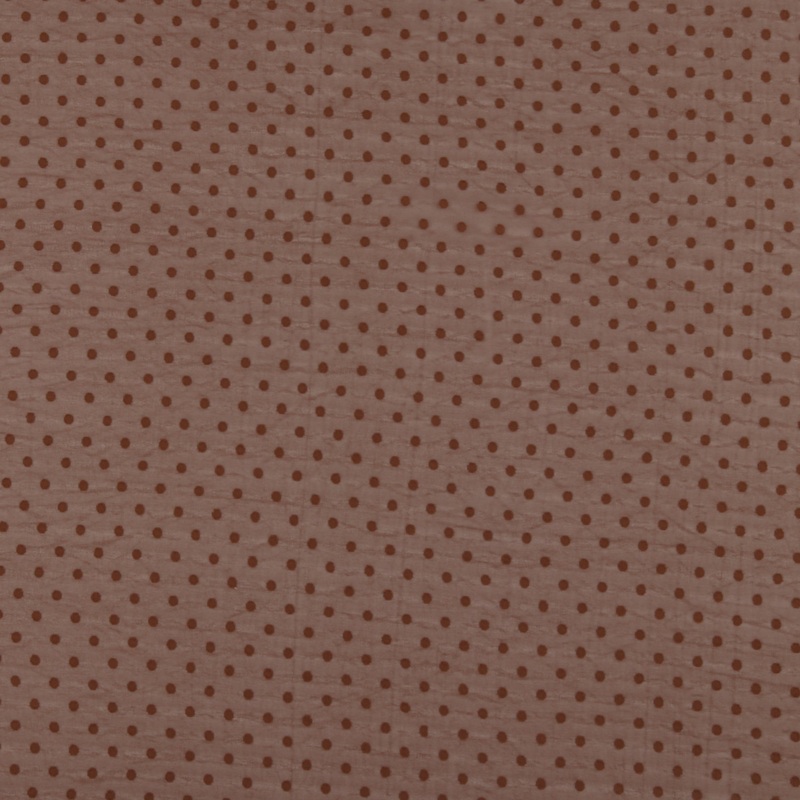 Chiffon with Dot - ROSY - Brown