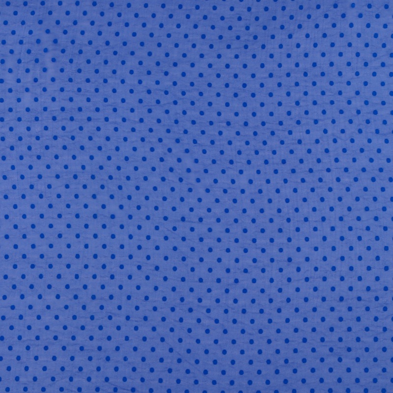 Chiffon with Dot - ROSY - Royal