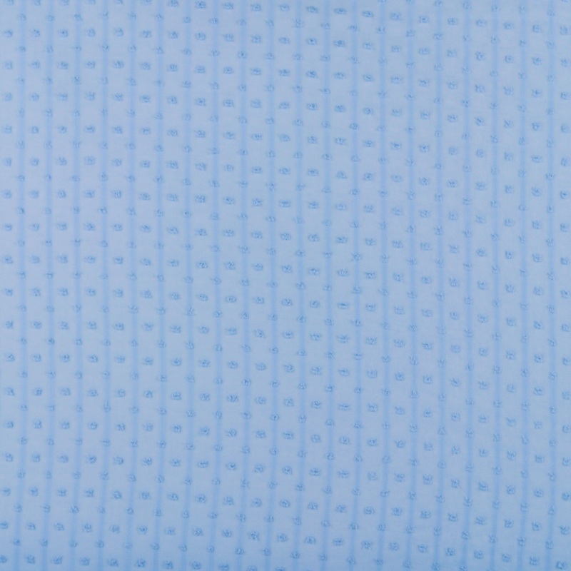 Clipped Chiffon - ROSY - Light Blue