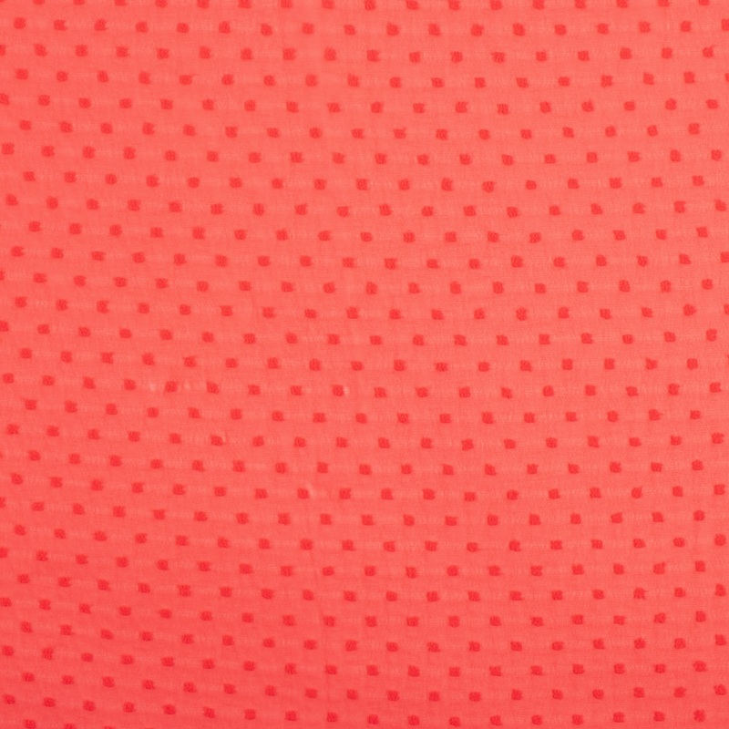 Clipped Chiffon - ROSY - Strawberry