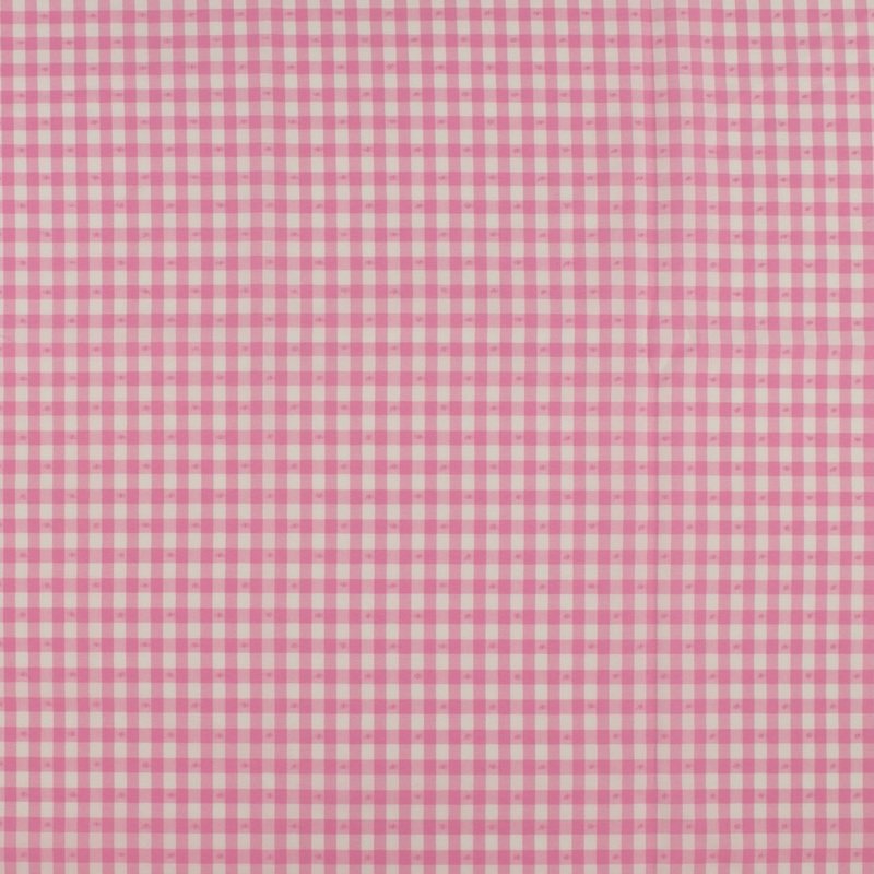 Clipped Gingham - BELLA - 002 - Pink