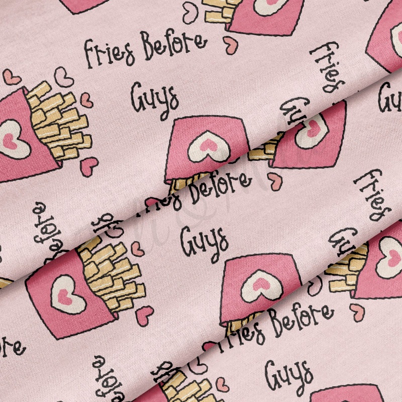 100% Cotton Fabric By the Yard Printed in USA Cotton Sateen -  Cotton TN1083 Valentine's Day