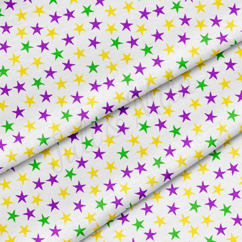 100% Cotton Fabric CTN2354 Mardi Gras