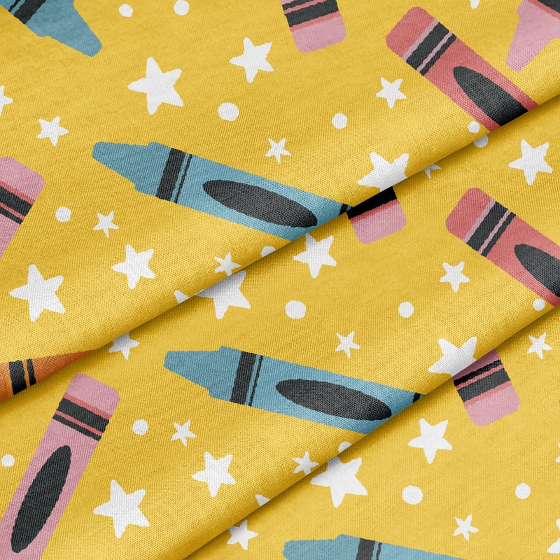 100% Cotton Fabric CTN2362 Back to School