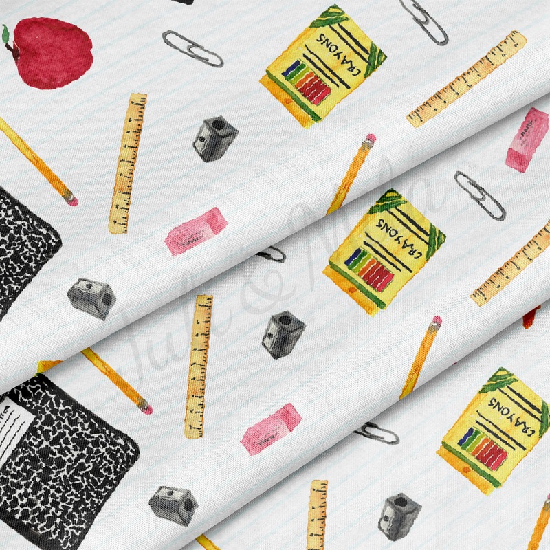 100% Cotton Fabric CTN2367 Back to School