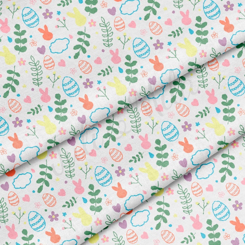 100% Cotton Fabric CTN2337 Easter
