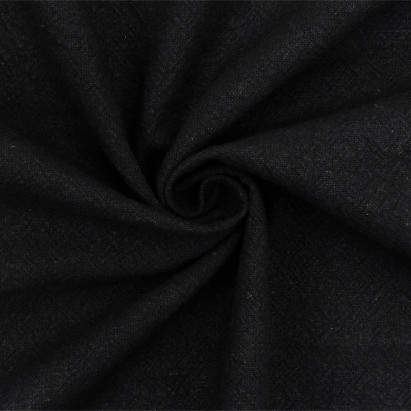 Black Crinkle Abstract Cotton Shirting Woven Fabric