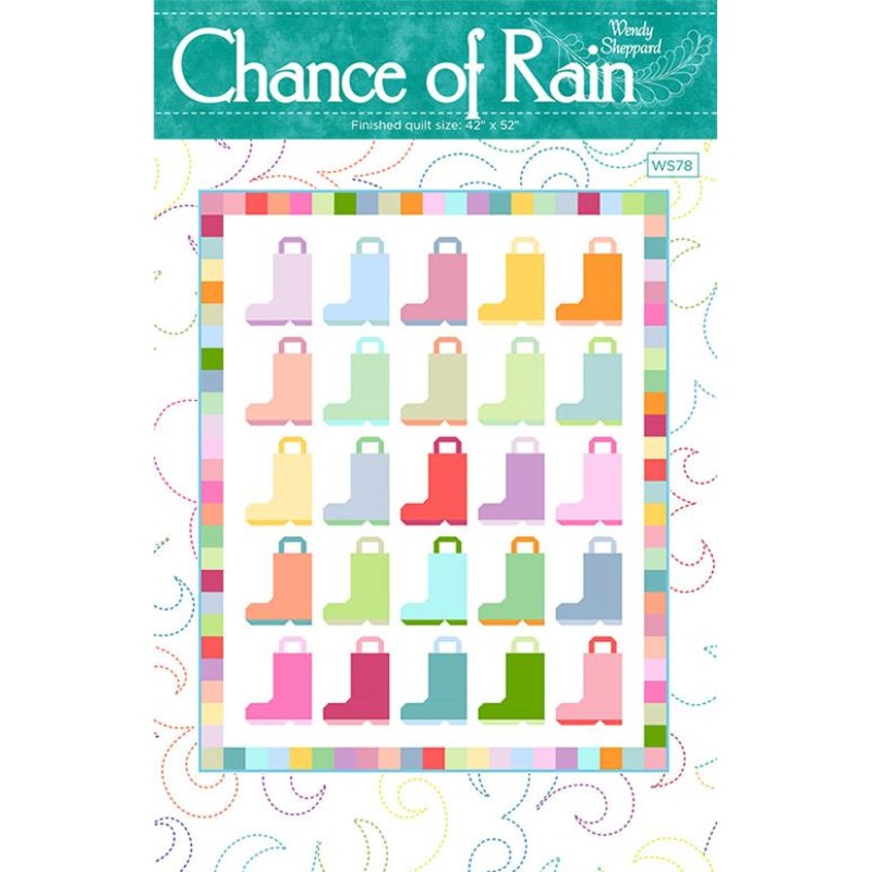 Chance of Rain Quilt Pattern by Wendy Sheppard - WS 78