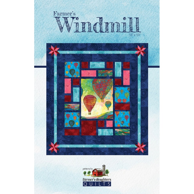 Farmer's Windmill Quilt Pattern - FDQ-WINDMILL