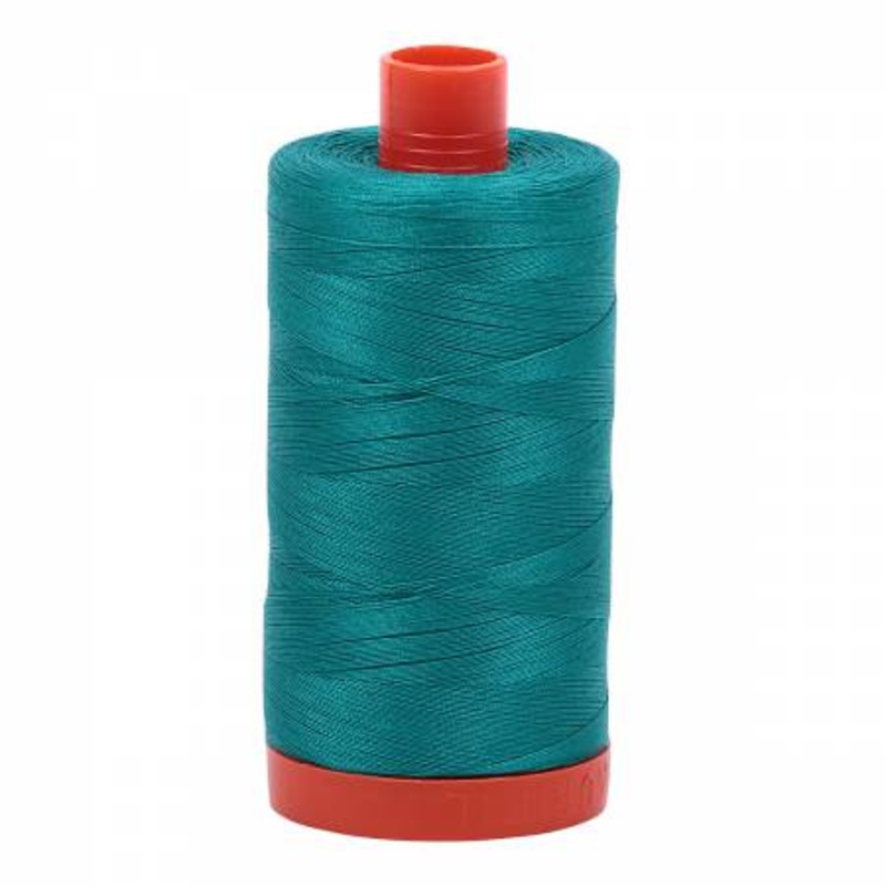 Aurifil 50 wt cotton thread, 1300m, Jade (4093)
