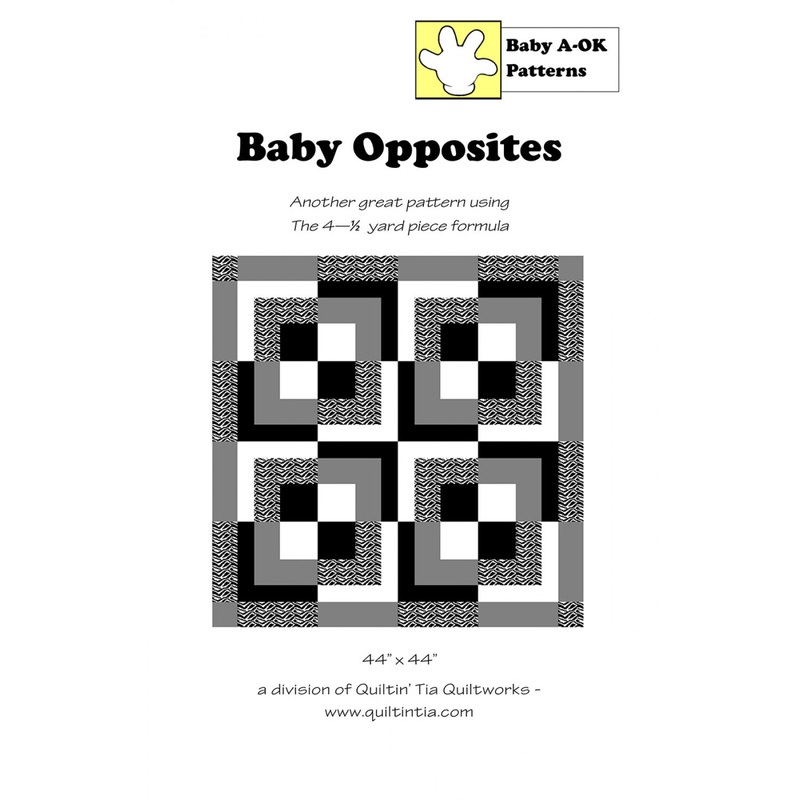 Baby Opposites Quilt Pattern - WBAOK09
