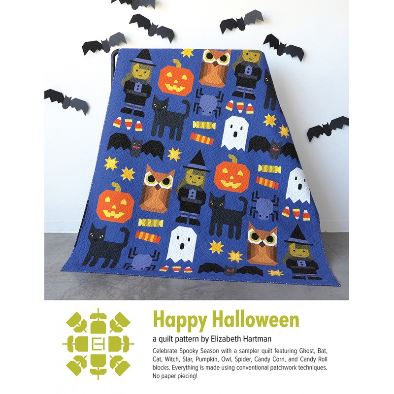 Happy Halloween Quilt Pattern by Elizabeth Hartman - EH 077
